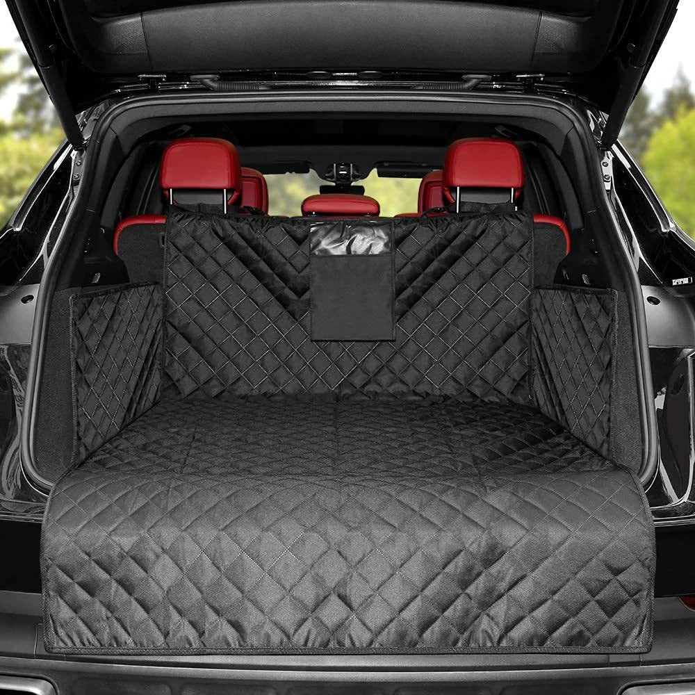 Waterproof Dog Car Seat Cover for SUV with Durable Liner and Easy Installation