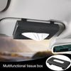 Car Sun Visor Tissue Box Holder Auto Interior Towel Storage Organizer