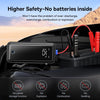 3000A Super Capacitor Car Jump Starter Batteryless Emergency Booster Portable