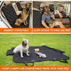 Waterproof Dog Car Rear Seat Hammock Cover with Shoulder Strap for Pet Travel Protection