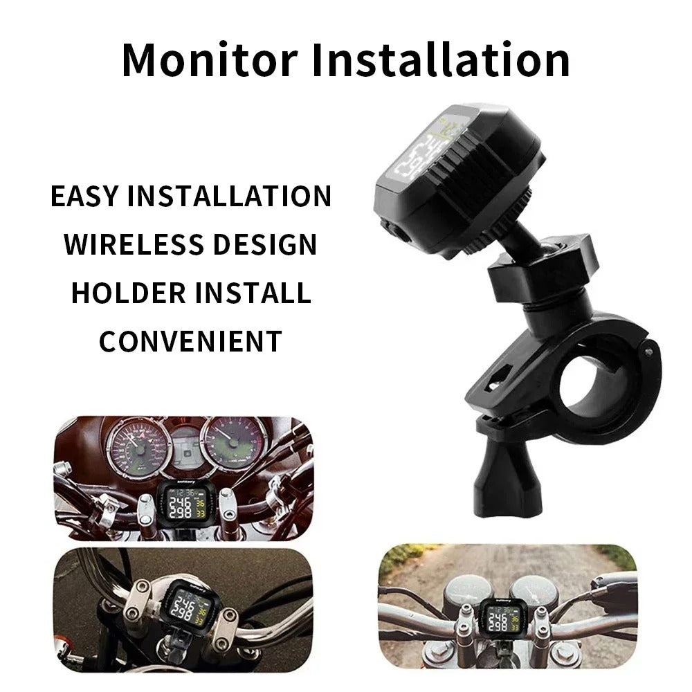 Motorcycle TPMS Tire Pressure Monitoring System