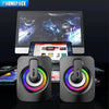 Stereo Computer Speaker with Microphone and 3.5mm Aux
