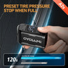 Mini Portable Electric Bike Tire Inflator with Presta and Schrader Valve Support
