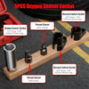 5PCS Oxygen Sensor Wrench Set for O2 Sensor Removal and Installation with Thread Chaser and Vacuum Socket