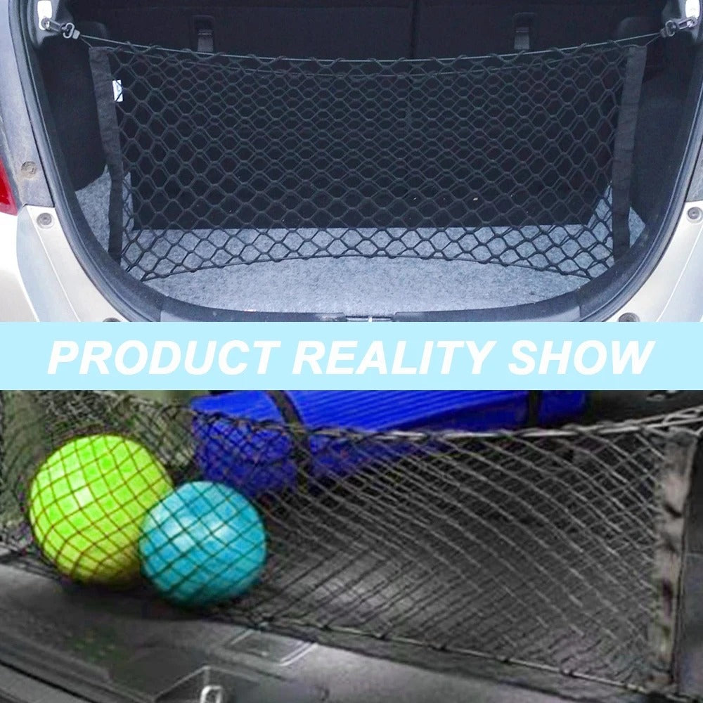 Universal Car Trunk Elastic Cargo Net Organizer Stretchable Mesh Storage Pocket