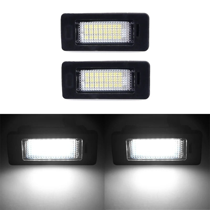 2pcs LED License Plate Lights 6000K Error-Free