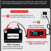 12V 10A Smart Car Battery Charger for Lithium LiFePO4 and Lead-Acid Agm Gel Batteries