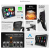 7” Universal Car Radio with Wireless CarPlay & Android Auto