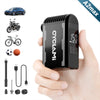 Mini Portable Electric Bike Tire Inflator with Presta and Schrader Valve Support