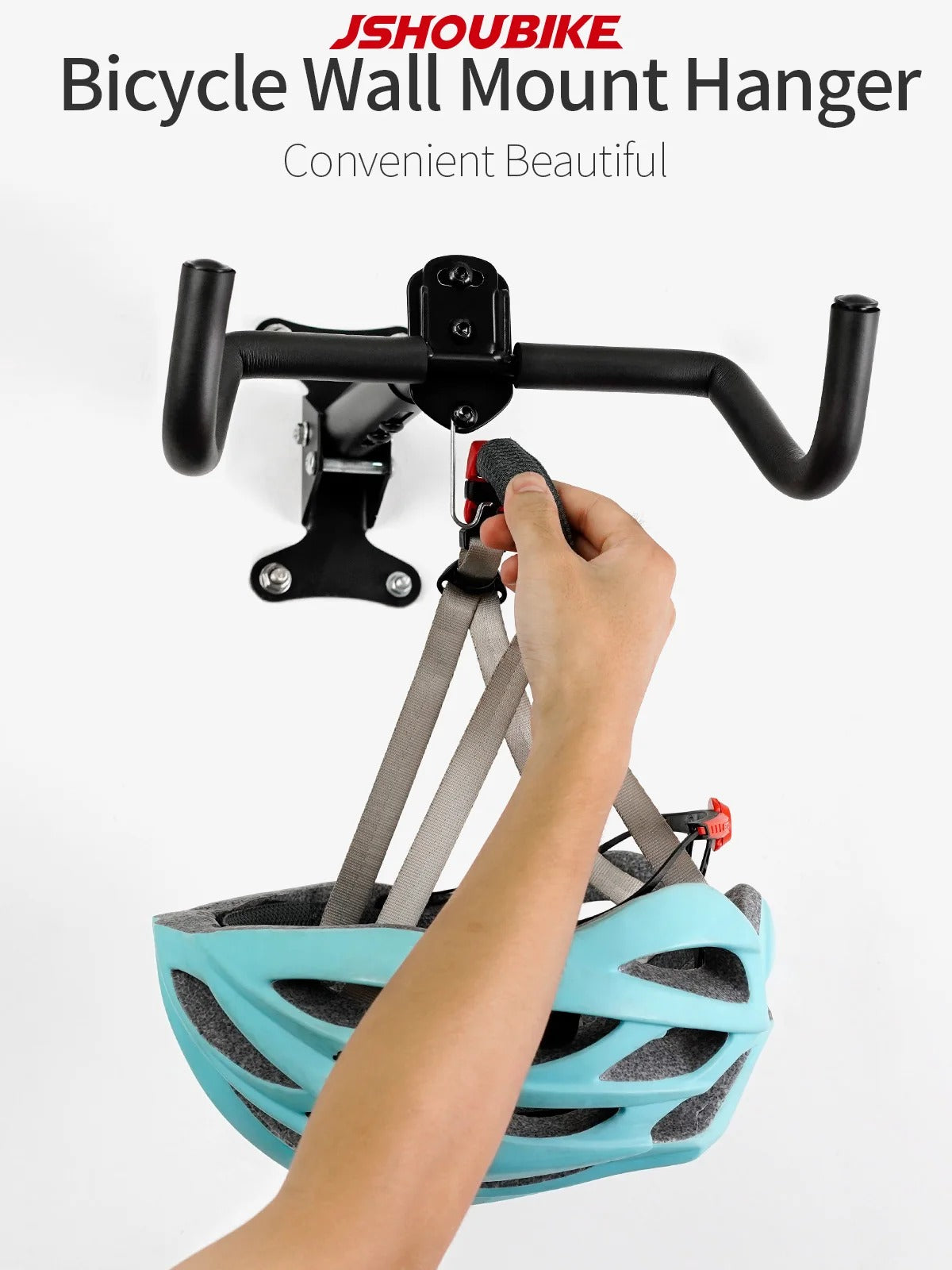 Adjustable Wall Mount Bike Rack Horizontal Bicycle Hanger for Garage Home