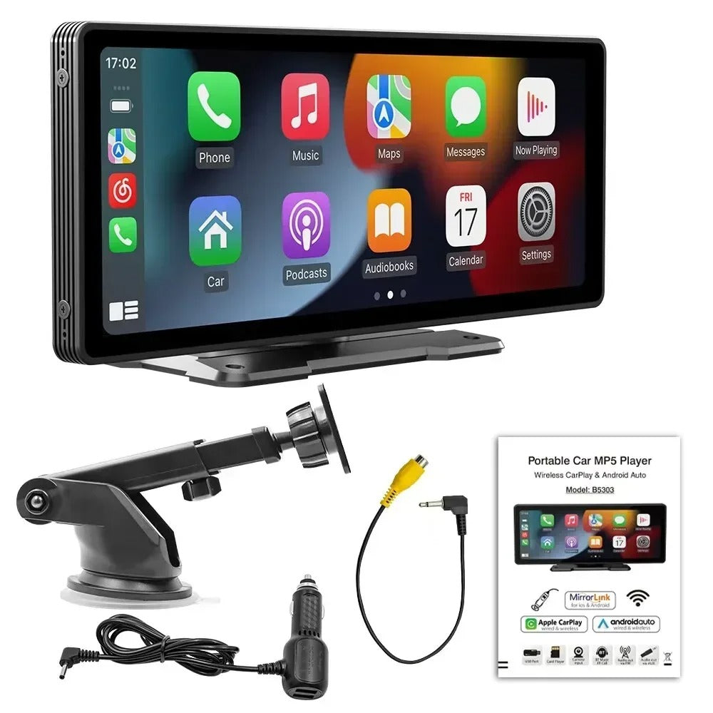 10.26” Universal Car Radio Screen with Wireless CarPlay & Android Auto