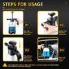 Manual Car Wash Foam Sprayer Bottle with Air Pressure Jet and Snow Foam Generator