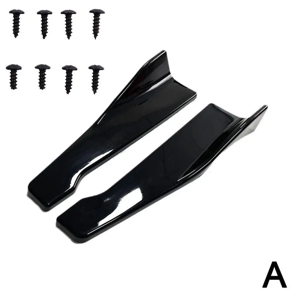 Universal Car Bumper Lip Spoiler Splitter Protector Strip 48CM Front Rear Diffuser