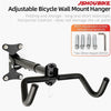 Adjustable Wall Mount Bike Rack Horizontal Bicycle Hanger for Garage Home