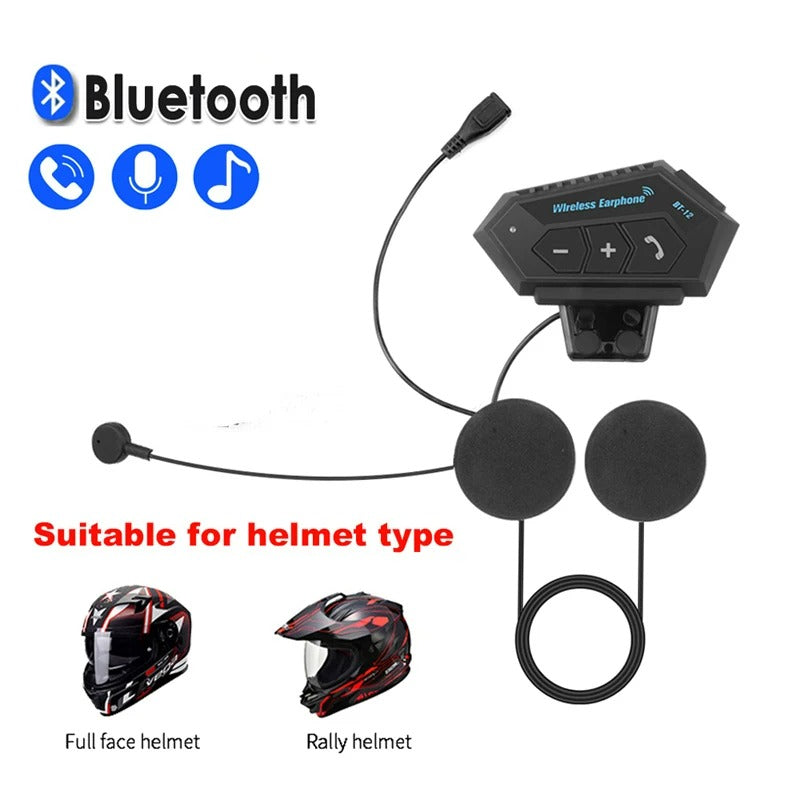 Motorcycle Bluetooth Helmet Headset Wireless Hands free