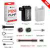 Mini Portable Electric Bike Tire Inflator with Presta and Schrader Valve Support