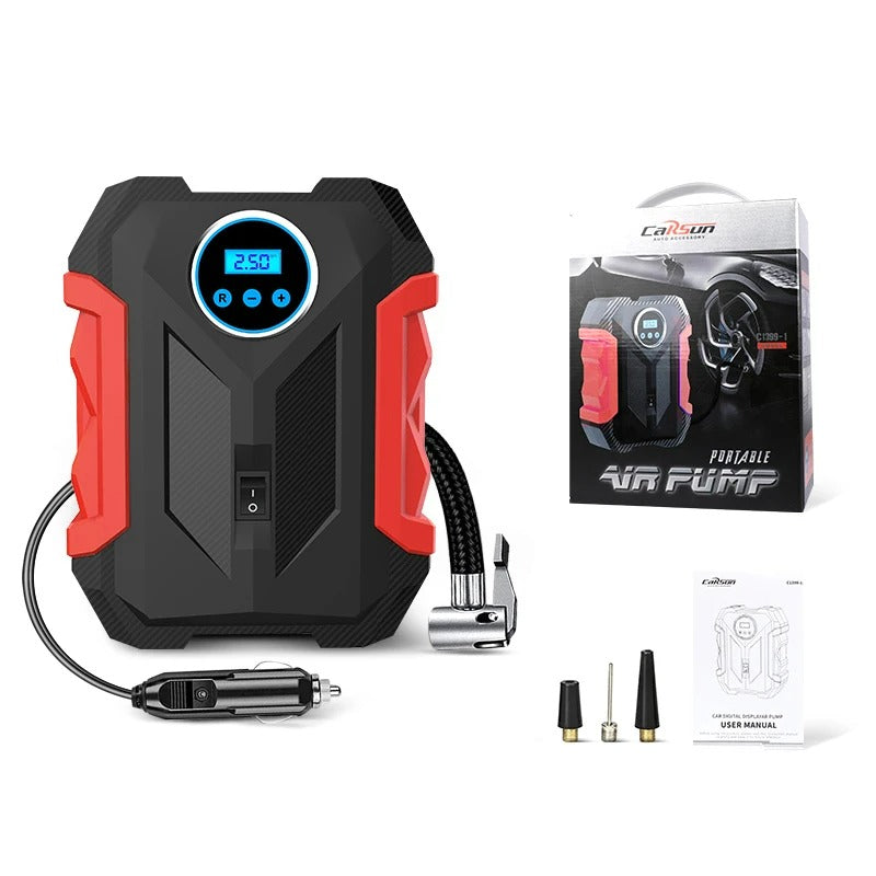 Portable Digital Tire Inflator for Cars and Motorcycles