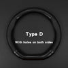 Universal Carbon Fiber Leather Steering Wheel Cover Non Slip Sport Grip