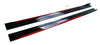 Universal Car Side Skirt Winglet Splitters 8PCS Lip Spoiler Kit for BMW Audi VW Honda Benz