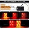 Waterproof 12V LED Trailer Tail Lights for Truck Caravan UTE and Boat