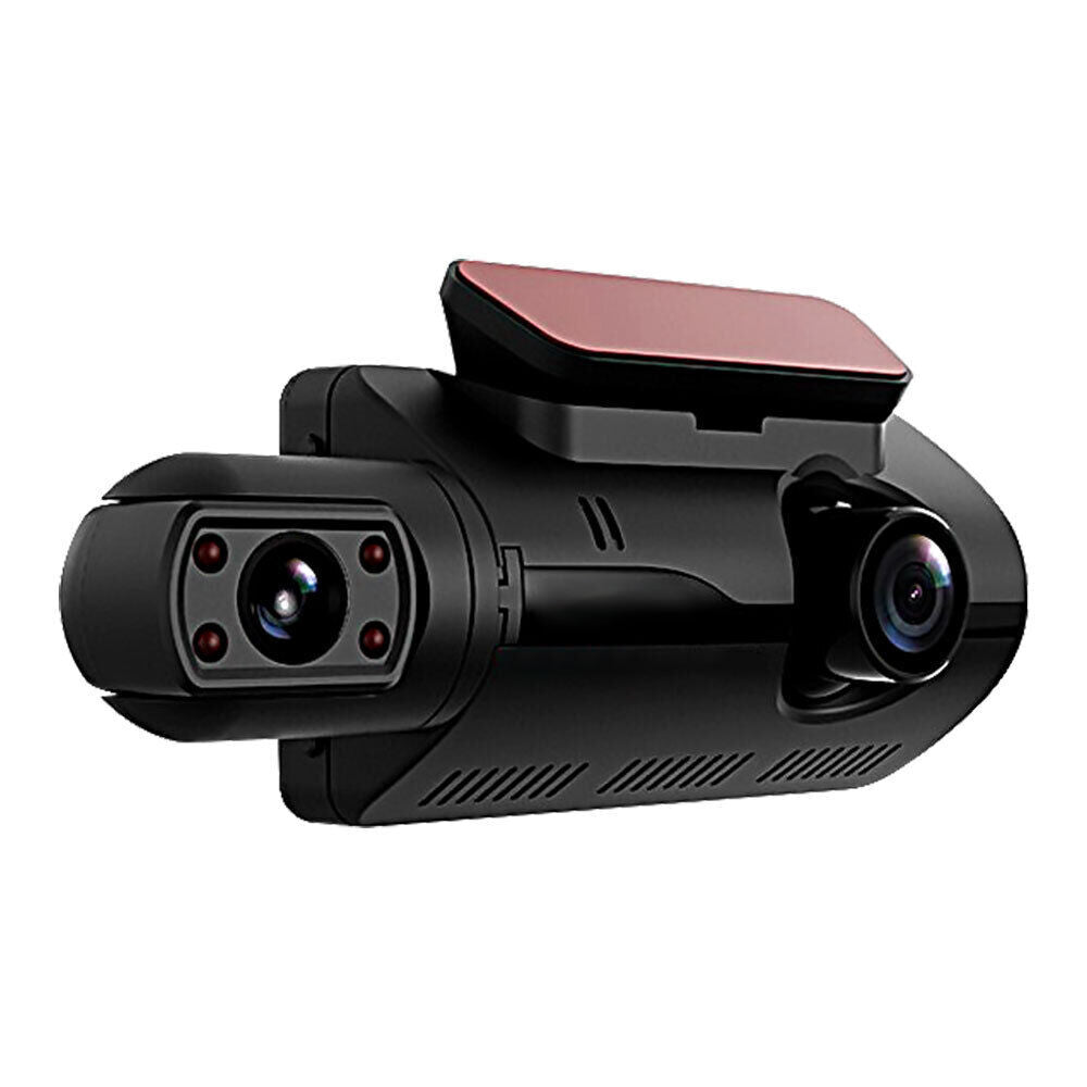 HD 1080P Dual Lens Dash Cam - 3" Front and Rear Car DVR with G-Sensor