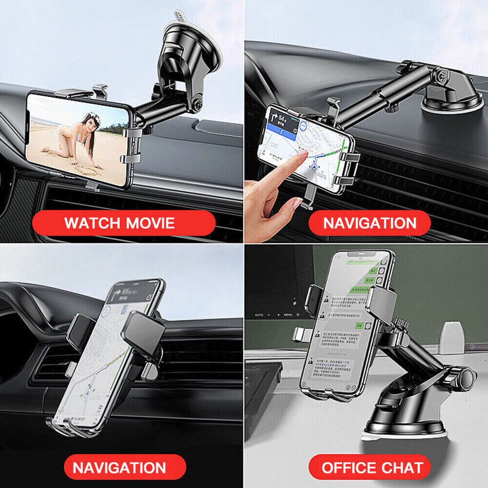 Universal Car Dashboard Phone Holder - Gravity Suction Mount Stand