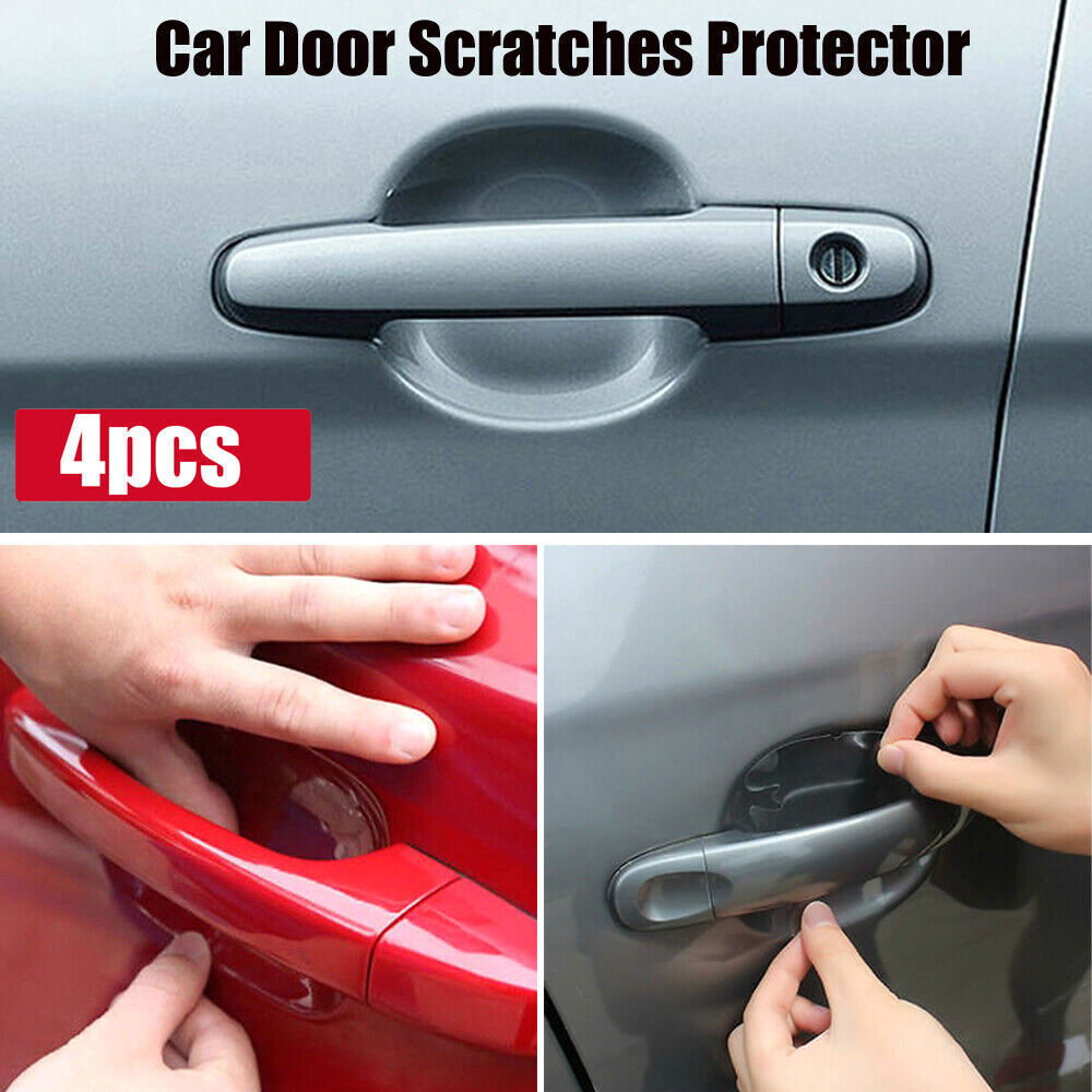 4 Piece Invisible Car Door Handle Scratch Protector Film Set