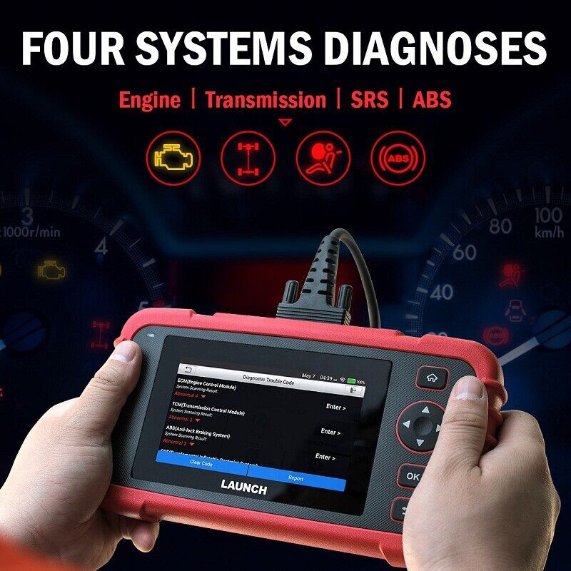 OBD2 Scanner - Diagnostic Tool for ABS SRS Engine Codes