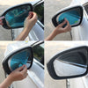 2 Pack Rainproof Anti Fog  Anti Glare Rearview Mirror Film Covers