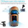 1080P Dual Dash Cam - Front and Rear Car DVR with Night Vision