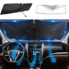 Foldable Car Windshield SunShade - Front Window Visor Umbrella Style