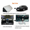 Large Car Sun Shade Visor - SUV & Van Windshield Sunshade Protector Cooler