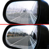 2 Pack Rainproof Anti Fog  Anti Glare Rearview Mirror Film Covers